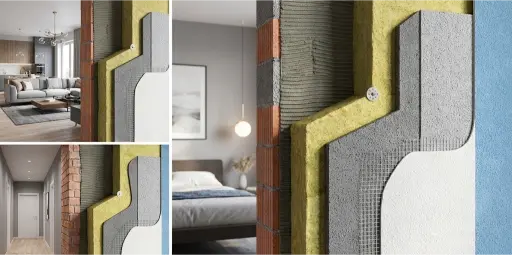 Izrada termo fasade i postavljanje stiropora - iBAU Otok